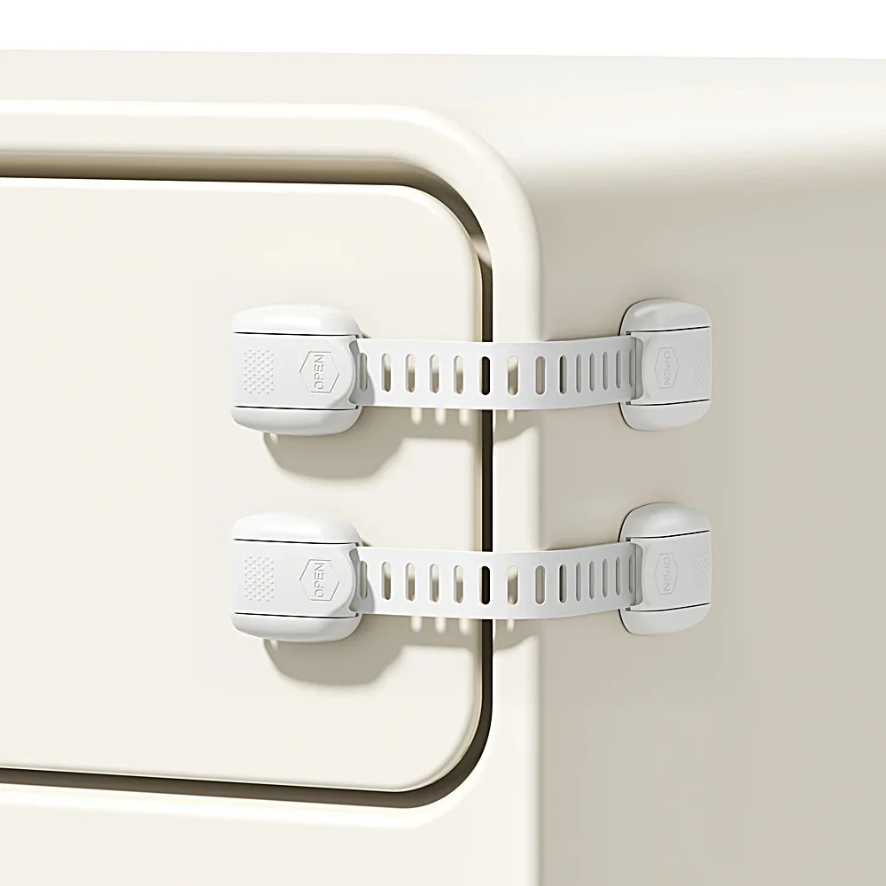

Baby Safety Lock Drawer Child Safety Cabinet Locks Adhesive Cabinet for Drawer Door Latches Baby Safe Straps Child Door Security