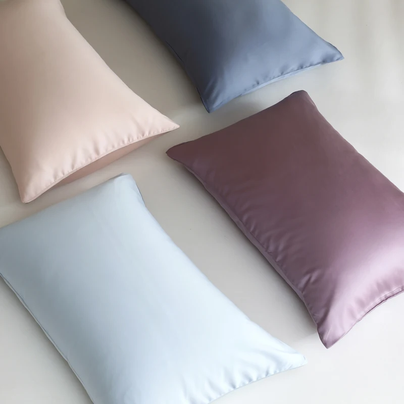 2pcs 100% Mulberry Silk Pillowcase for Hair and Skin Health 23 Momme Natual Pure Silk Pillow Cases with OEKO-TEX Customized Size