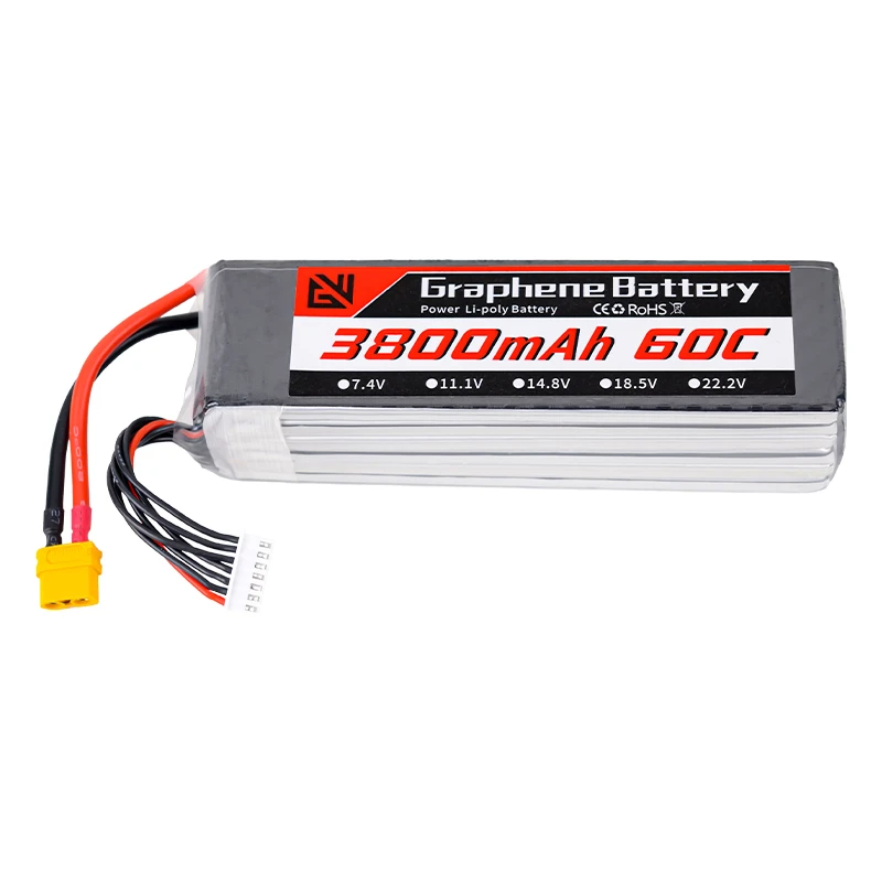 3800mAh 6S 22.2V 60C Remote Control Car Mold Ship Model Lithium Battery Pack