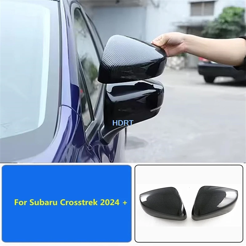 

Автомобильный стиль, зеркало заднего вида, отражающая накладка на зеркало заднего вида, аксессуары, внешняя наклейка для Subaru Crosstrek 2024 +