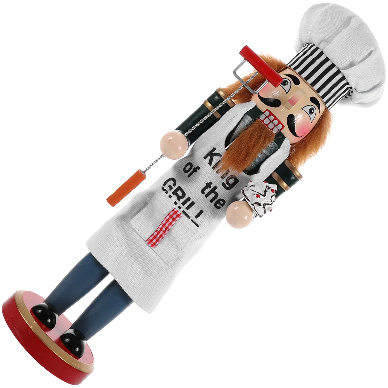 

Christmas Nutcracker Figure 38CM Wooden Decor Home Nutcrackers Christmas Kitchen Xmas nament Gifts Mini Model