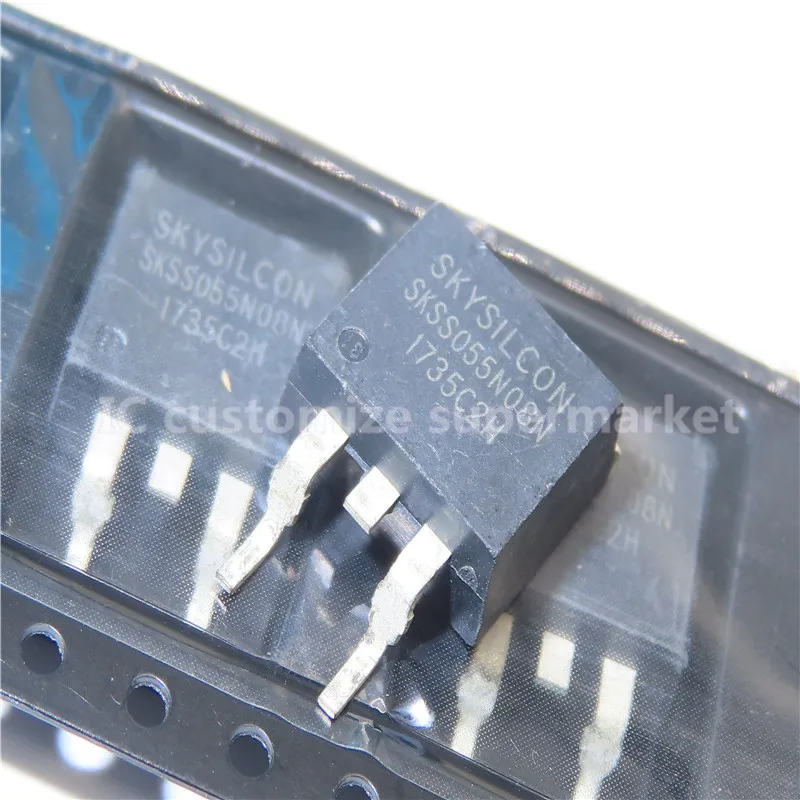 10PCS/LOT SKSS055N08N   TO-263 85V 120A SMD Triode