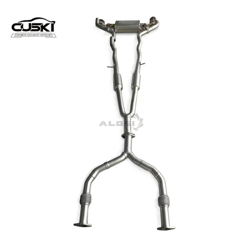 

High performance exhaust components suitable for Infiniti Q50 2.0T Q50S 3.7 2014-2022 stainless steel cat back exhaust