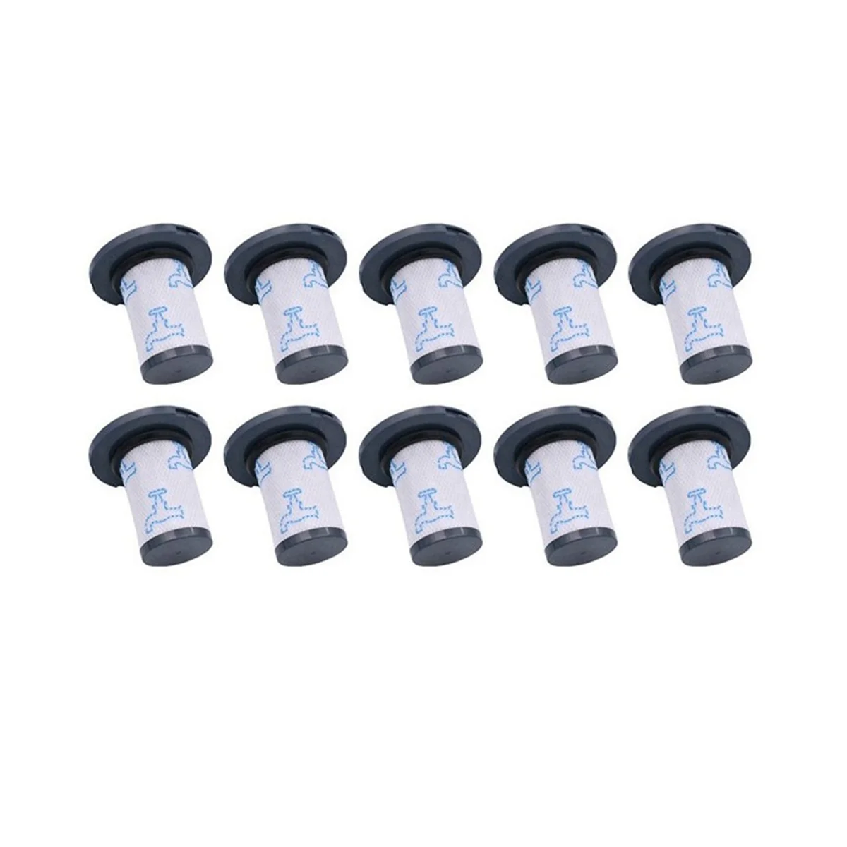 

A06P-10Pcs Hepa Filter for Rowenta ZR009007 and Tefal X-Force Flex 14.60 11.6 Rod Vacuum Cleaners Parts Accessories