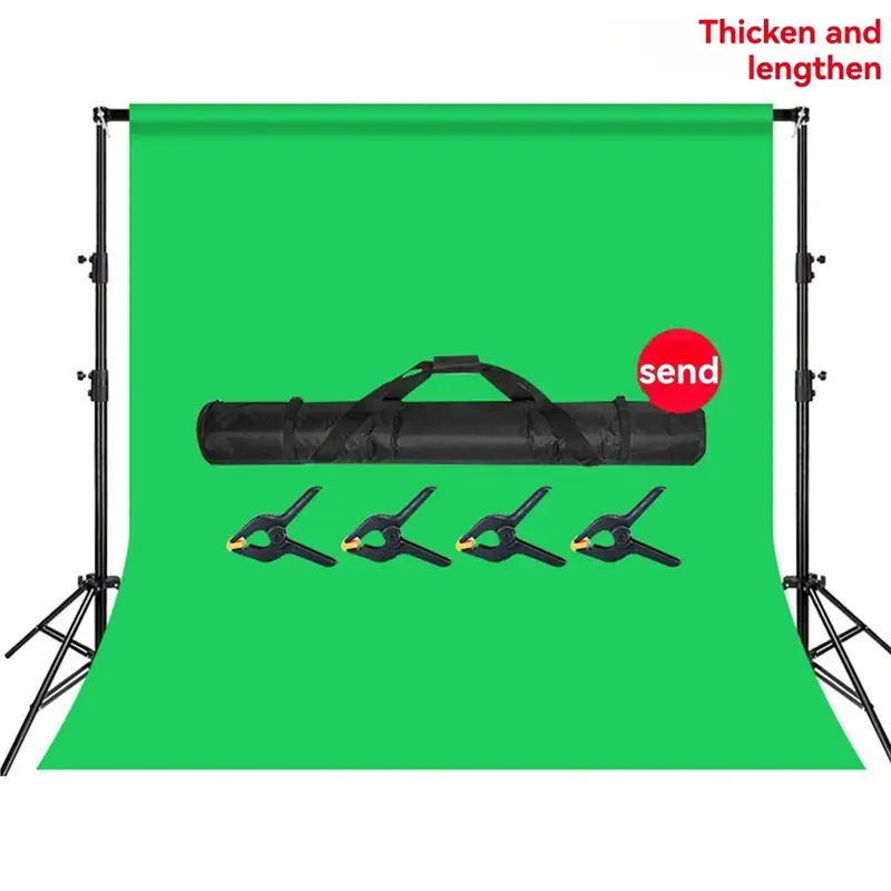 JABS-3X3/3X4 metros recorte de fotos transmisión en vivo fondo verde recorte de tela tela verde cifrado engrosado