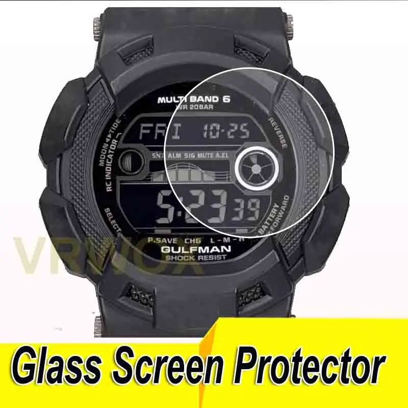 

1PCS/2PCS/3PCS Glass Screen Protector For G-9100 GW-9100 GW-9110 Watch,2.5D Rounded Edges 9H