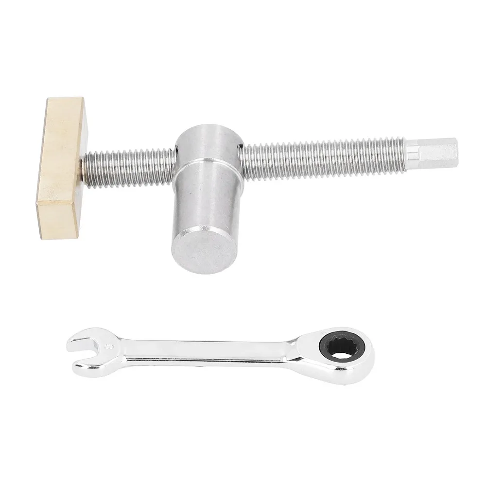 3/4 Inch / 19mm​ Bench Dog Clamp​ Adjustable​ CNC Precision Machining​ Workbench Stop​ With Ratchet Wrenches​