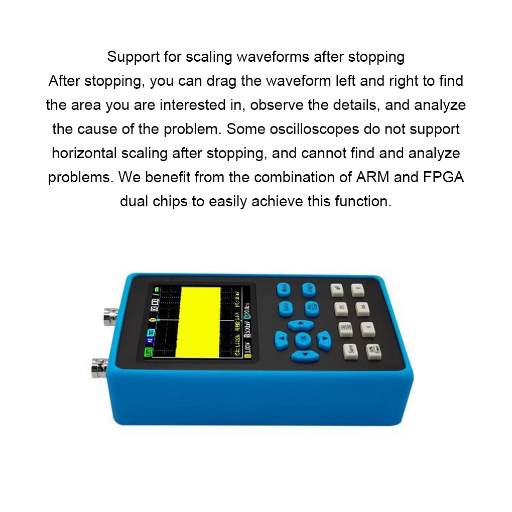 PU Handheld Oscilloscope - Compact For On--Go Measurements With High Performance High Accuracy DSO2512G