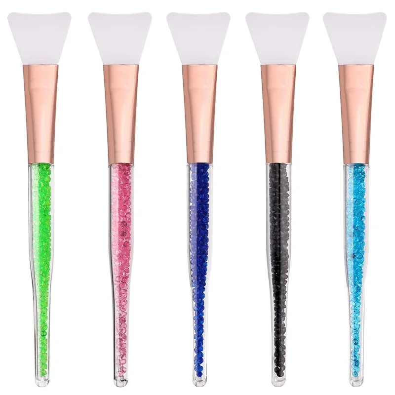 1Pc Silicone Mặt Cọ Quét Mặt Nạ Lexible Mặt Mặt Nạ Bùn Applicator Bàn Chải Không Lông Chất Dưỡng Ẩm Applicator Dụng Cụ Cọ Kem Nền