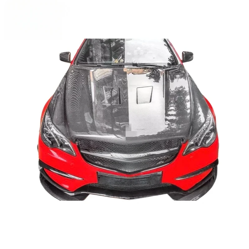 Suitable  W207 -Style Carbon Fiber Hood Upgrade  High-Quality Automotive Bonnet