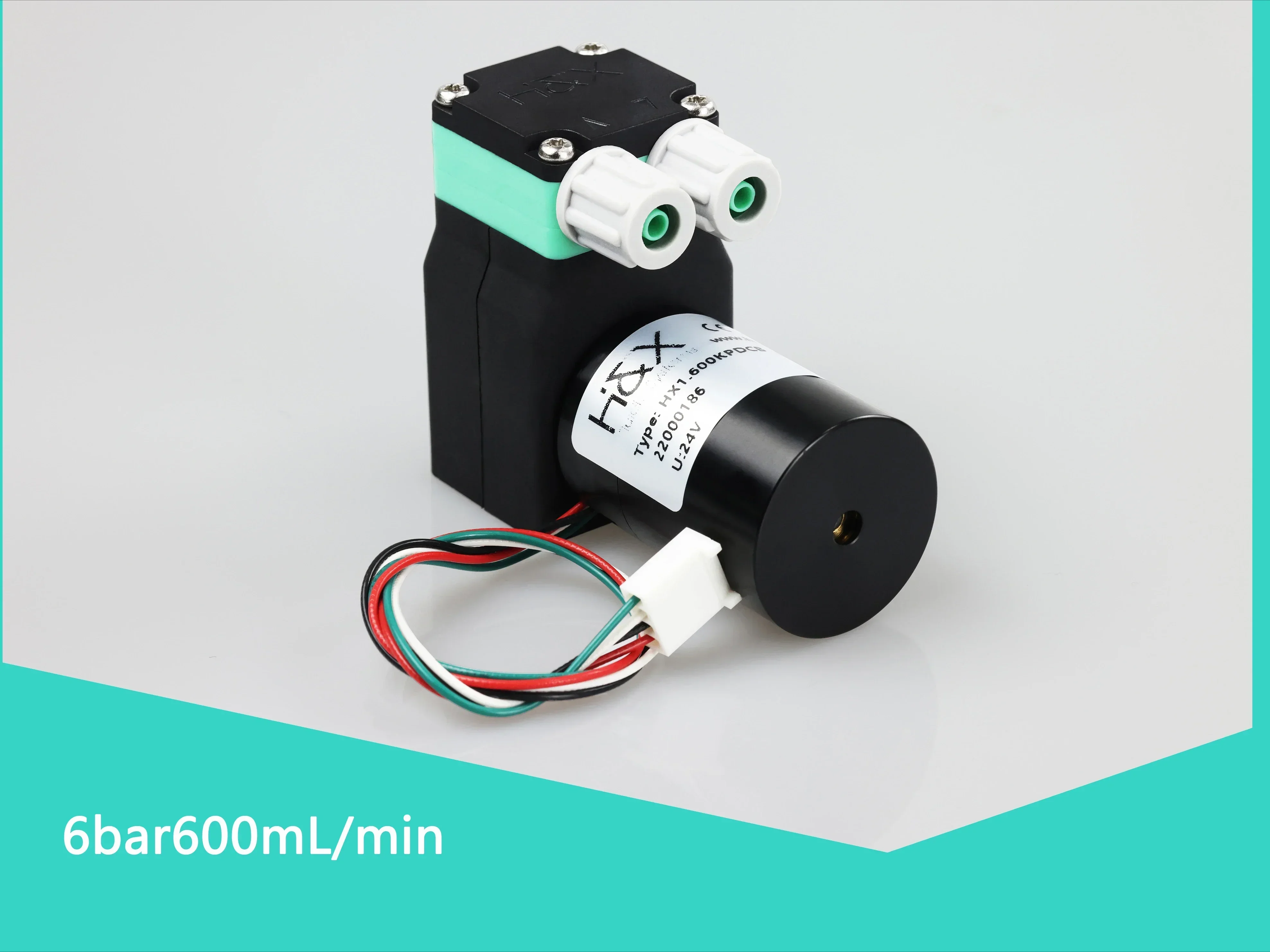 600Ml/min 6bar high pressure liquid pump ultra long life sampling cleaning pump miniature diaphragm pump