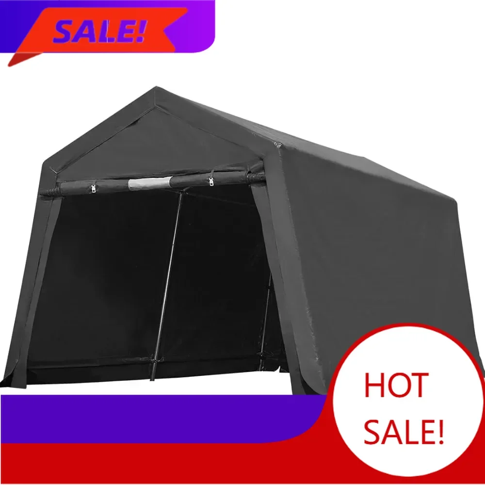 

Бестселлер: Уличный переносной навес-гараж 7x12 футов с 2 рулонными воротами и вентиляционными отверстиями для мотоциклов и квадроциклов, сверхпрочный