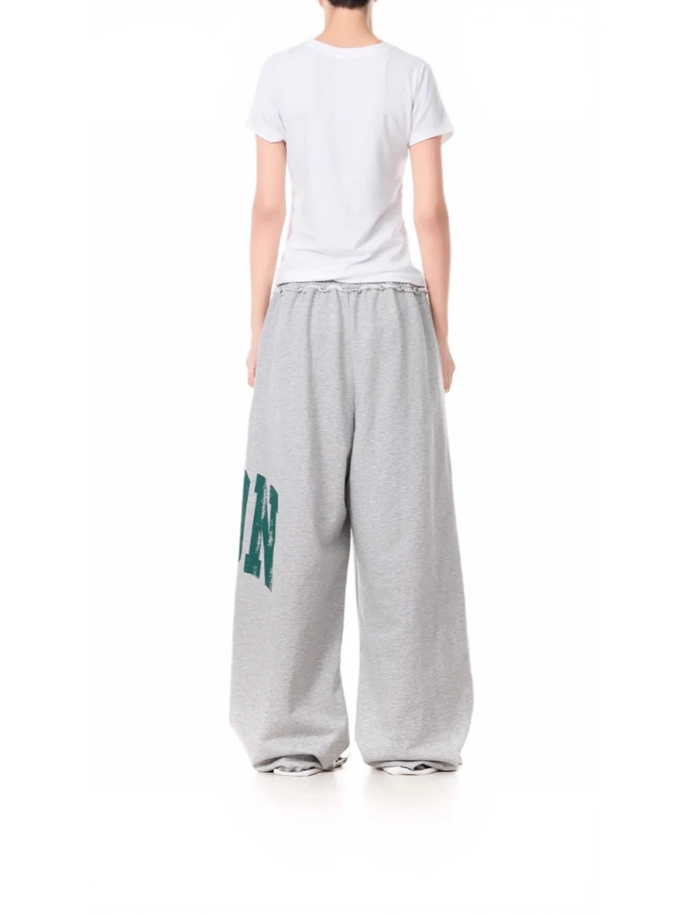 

Модные уличные брюки 2026 года с принтом-надписью, универсальные свободные повседневные брюки в американском ретро-стиле хип-хоп