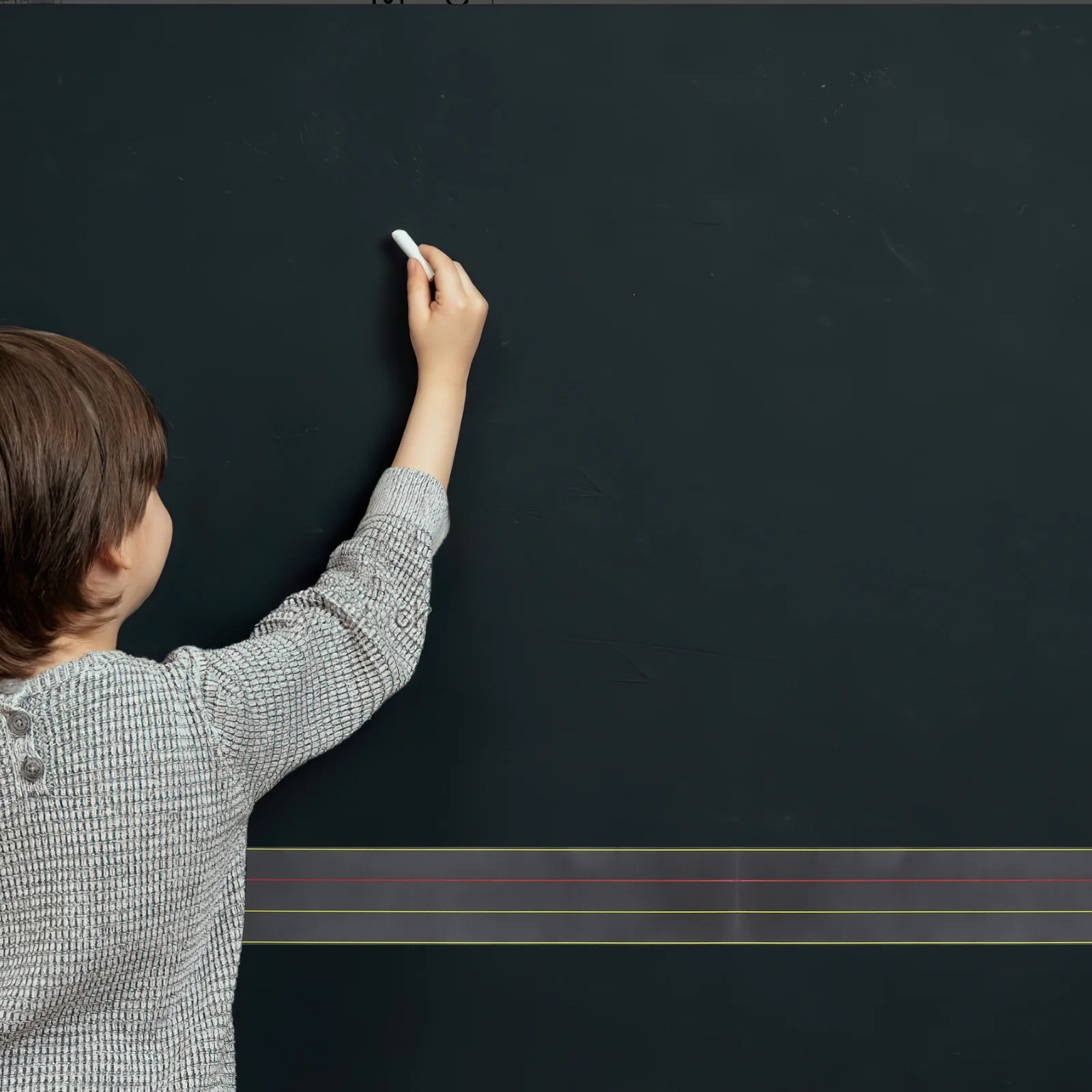 

2pcs Magnetic Sentence Strips 35X5 Inches Reusable Dry Erase Handwriting Practice Four-Line Three-Grid Whiteboard Stickers For