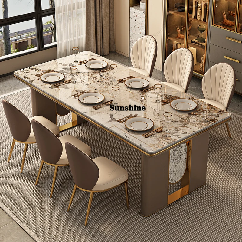 

Organizer Luxury Dining Table Unique Nordic Restaurant Kitchen Dining Tables Luxury Modern Mesas De Jantar Home