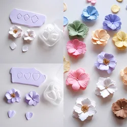 3Pcs/Set Mini Size Flower Petal Leaf Polymer Clay Cutters Cutting Molds For DIY Plants Decoration Earrings Jewelry Making