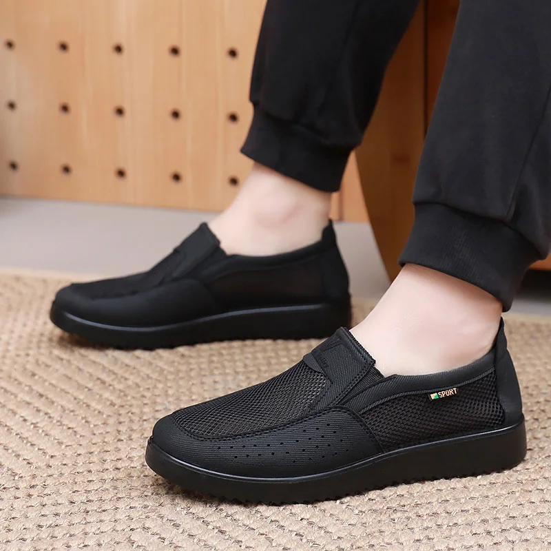 Herren Atmungsaktive Rutschfeste Freizeit-Sportschuhe, Ganztägiger Komfort für Indoor- und Outdoor-Training – Detail 8