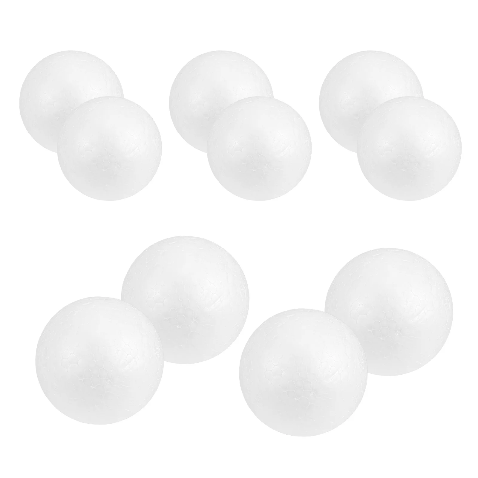 12 Uds. Bolas de espuma de 10Cm, bolas artesanales para pintar Diy, suministros para manualidades para niños, adorno, bolas de polirfomo a granel, adorno redondo divertido