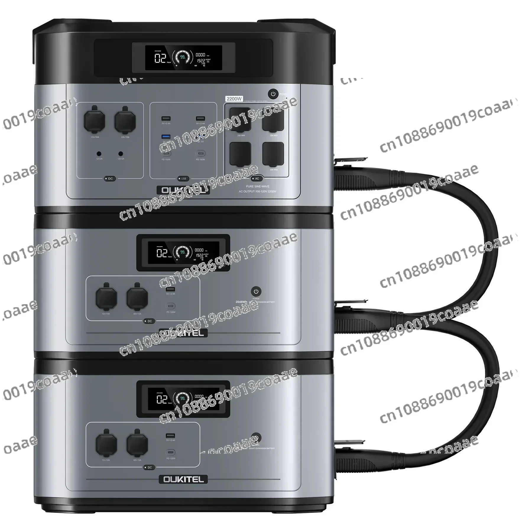 

Электростанция OUKITEL BP2000 PRO 3600 Вт, 2048 Втч, многослойная электростанция расширения, солнечные портативные генераторы ЕС