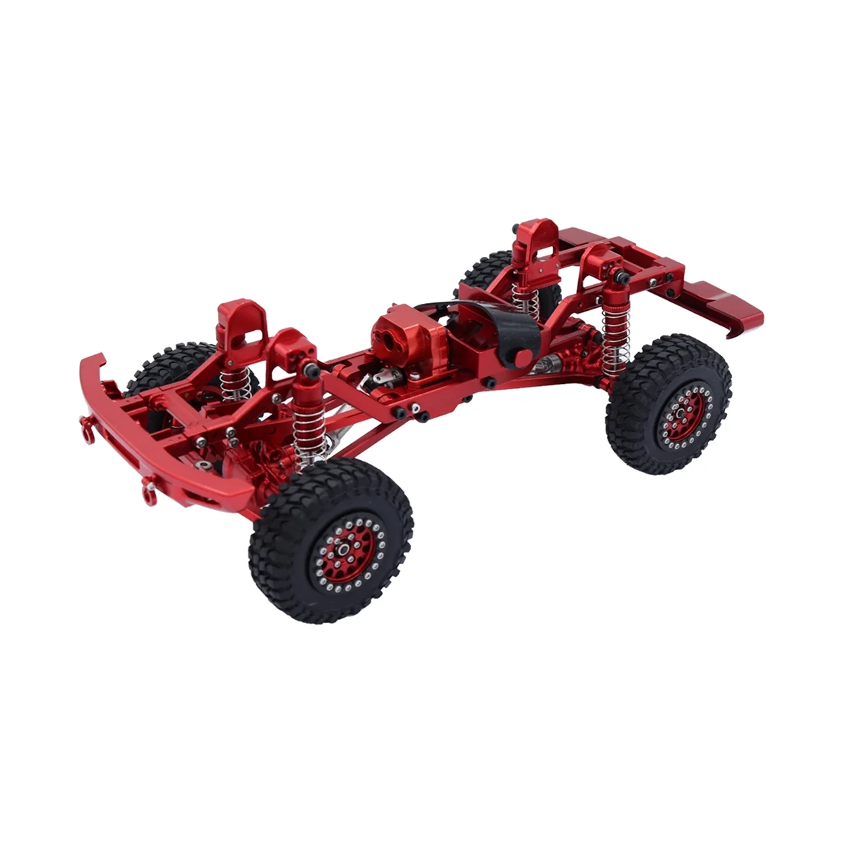 Metal Assembled Frame Chassis Kit for TRX4M TRX4-M Bronco 1/18 RC Crawler Car Upgrade Parts Accessories,Red