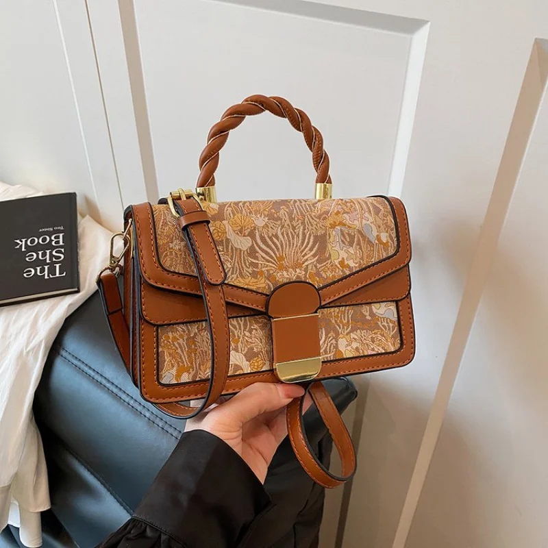 

Classic Popular Women's Leather Shoulder Bag Crossbody Messenger Tote Handbag Elegant By Famous Designer Luxury Brand For Ladies