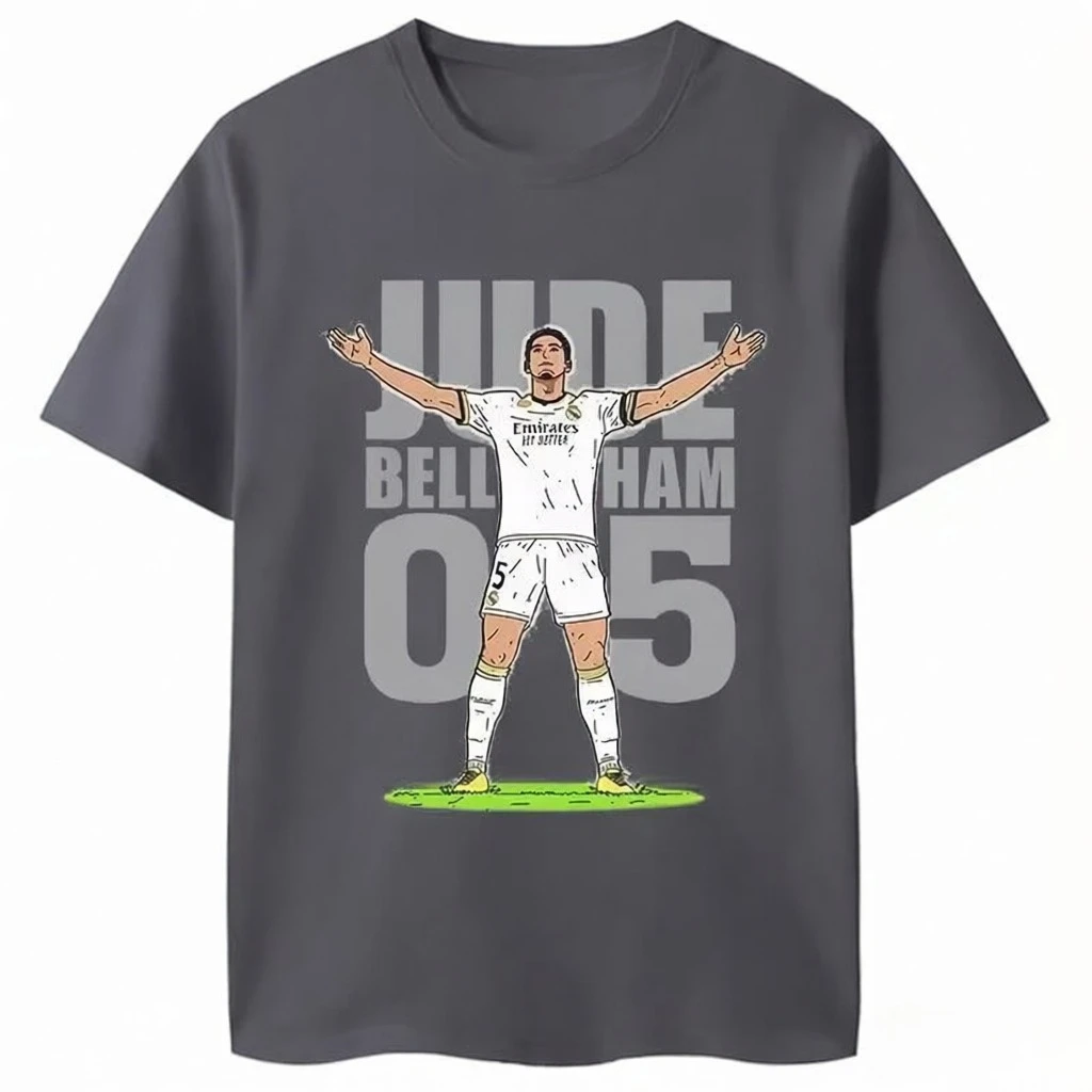 

Лето 2026, мужская футболка с логотипом Fan Celebration и короткими рукавами, 100% хлопок, дышащая, впитывающая пот, футболка с круглым вырезом