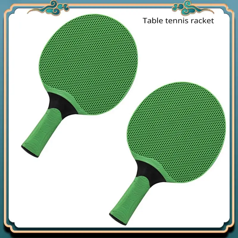 초보자 훈련 및 대회에 적합한 ABMV-스포츠 용품 실리콘 다색 탁구 라켓