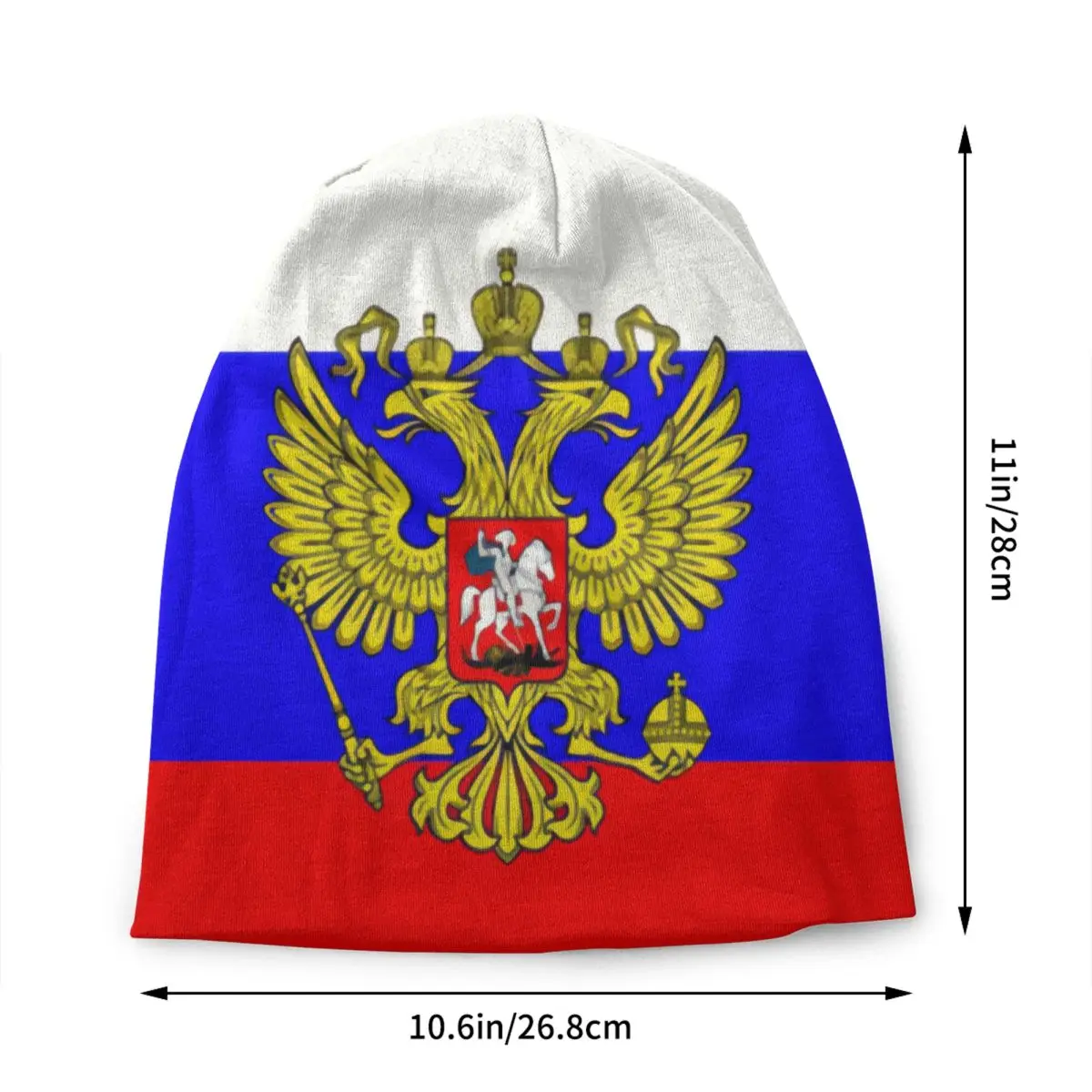 Russian Flag Beanie Cap Unisex Winter Warm Bonnet Homme Knitted Hats Fashion Outdoor Skullies Beanies Hats For Men Women