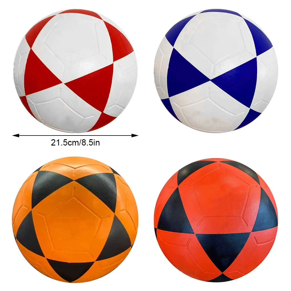 Professional Size 5 Soccer Ball With Soft PVC Cover Machine Stitched Panels For Added And Durability