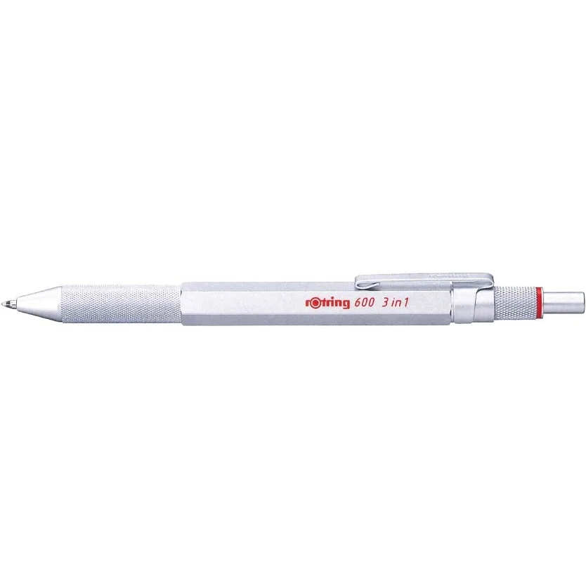 Rotring 600 3 in 1 multi-function Pen 0.5mm Mechanical Pencil red