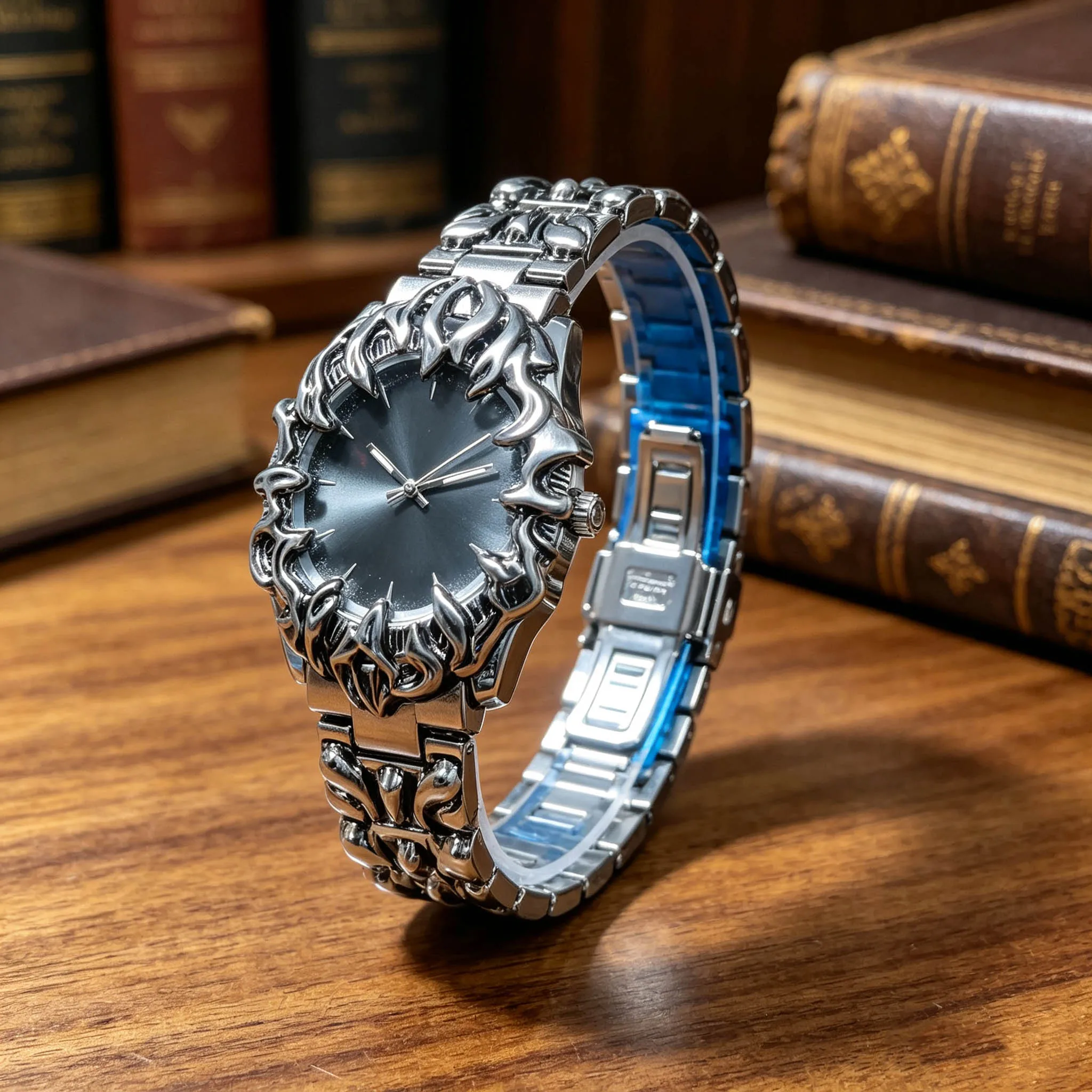 A retro, casual and elegant men's watch with a delicate and fashionable unique-shaped dial, suitable for daily wear and as an ac