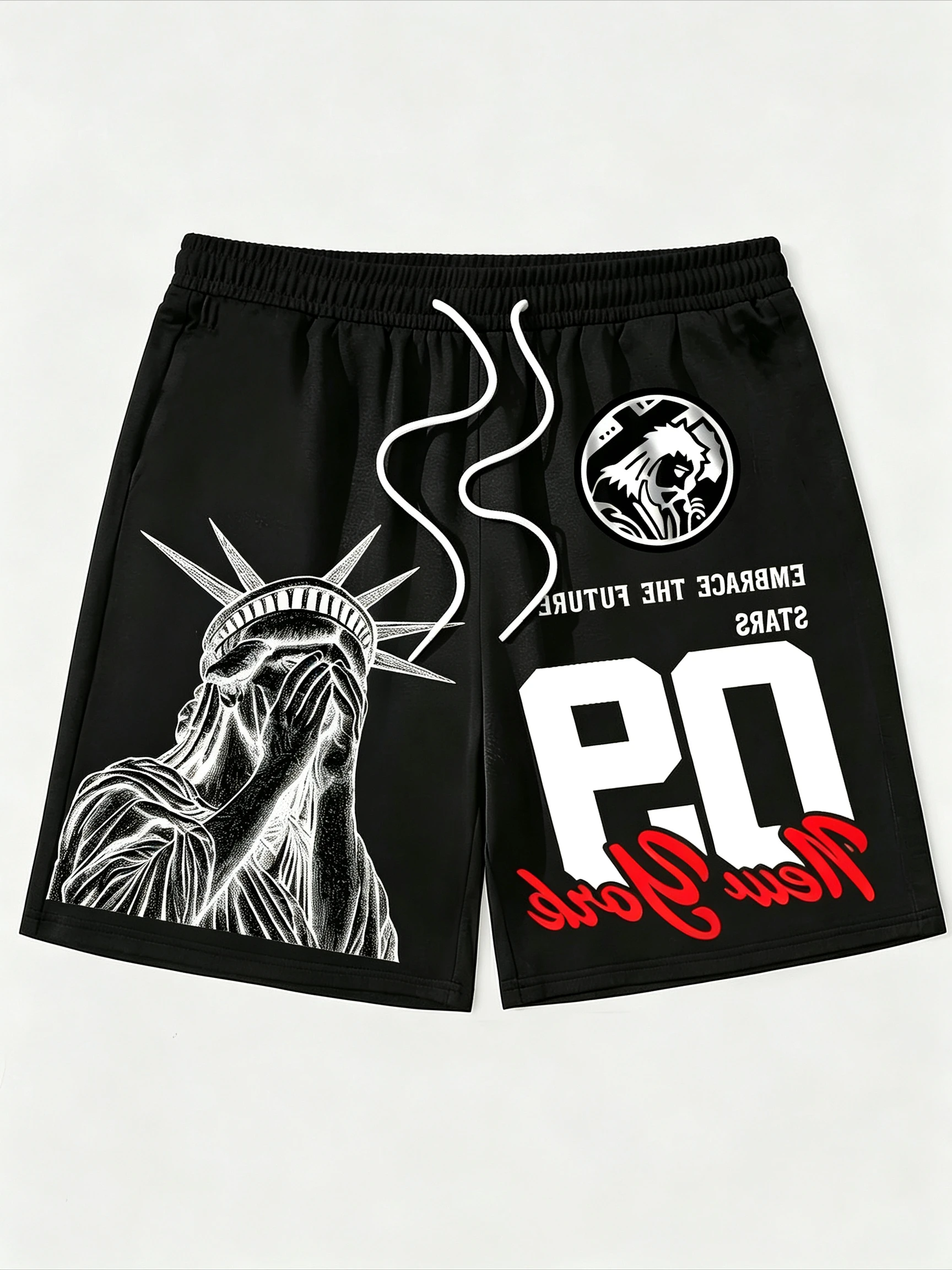 Summer Outdoor Sports Casual Fashion Comfortable Simple 3D Digital Pattern Printed Men's Shorts Trend Thin Vacation Shorts Moto