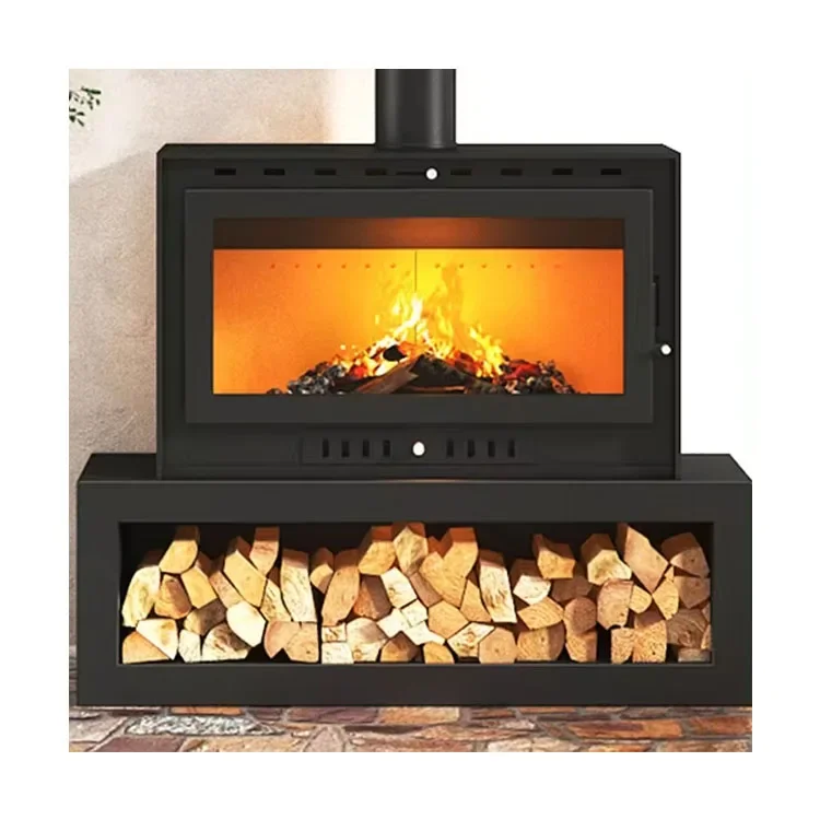 Superior Freestanding Wood Burning Stove Factory Low Price  Heating Fireplace Rustic Cast Iron Wood Stove