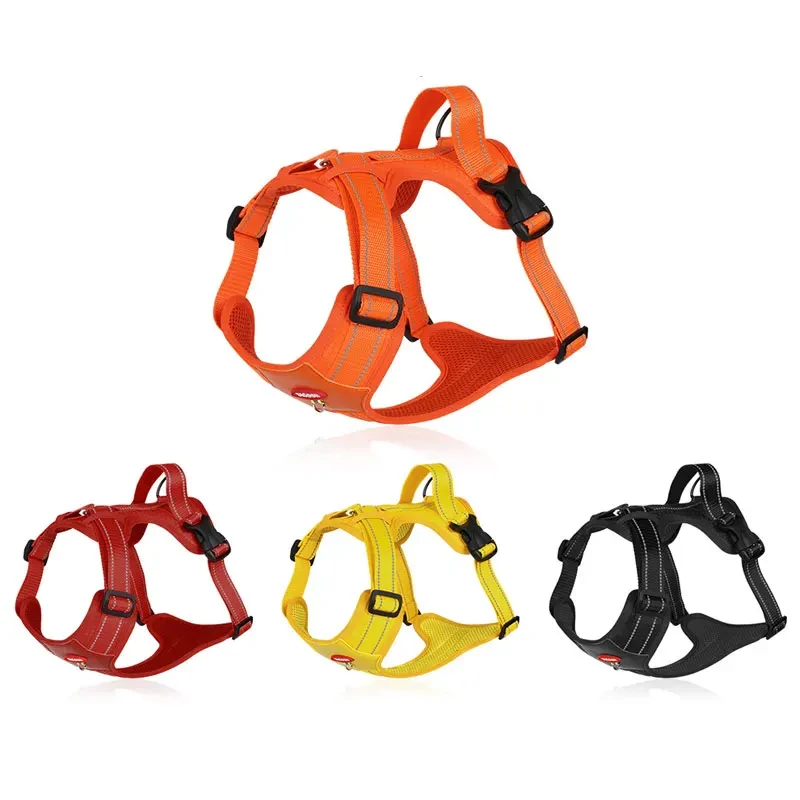 Reflective Tactical Dog Harness for Medium Large Dogs Waterproof Pet Vest No-Pull Adjustable Training Harness