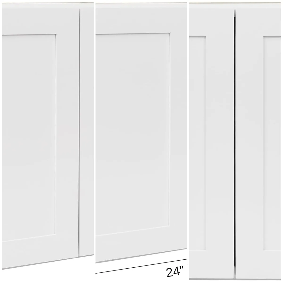 

Белый настенный шкаф-шкафчик в стиле шейкер – для самостоятельной сборки, идеально подходит для хранения на кухне, в прачечной и ванной комнате – 24 дюйма (Ш) x 30 дюймов (В) x 12 дюймов (Г)