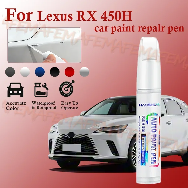 For Lexus RX 450H Touch Up Paint Wheel Repair Kit Quick And Easy Wheel Scratch Repair Rim Paint  Car Wheel Repair Silver Black
