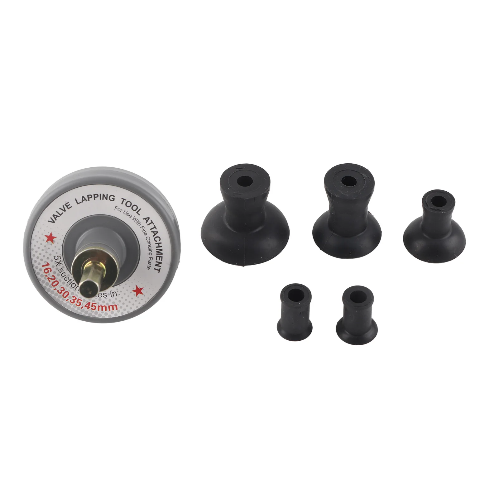 Ventil-Läppwerkzeug-Set Professionelles Ventil-Läppwerkzeug Robust mit 5 Saugplatten zum Schleifen
