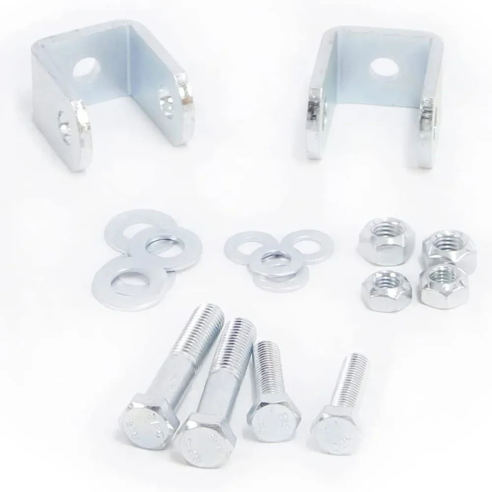 Kit eliminador de haste de choque frontal superior para 1/2 e M12 furo da bucha de choque e kits de suporte de conexão da barra estabilizadora