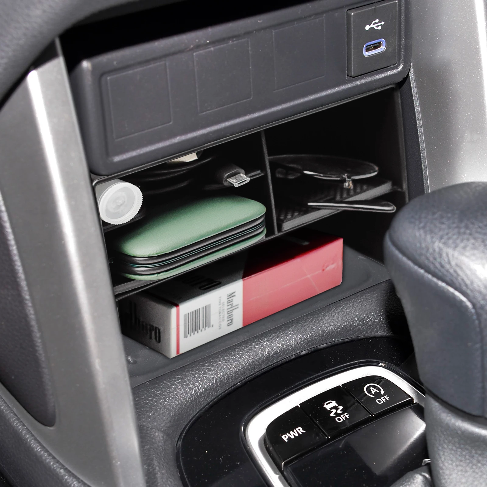 For 2022-2025 Toyota Corolla Cross Center Console Organizer Tray Secondary Armrest Box Storage Accessories Car Storage Organizer - Image 2