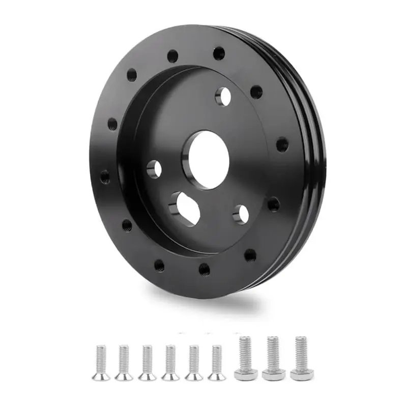 0.5Inch Steering Wheel Hub Adapter Conversion Spacer -For 6 Hole To 3 Hole Steering Wheel Adapter - Car Spare Parts-X67A