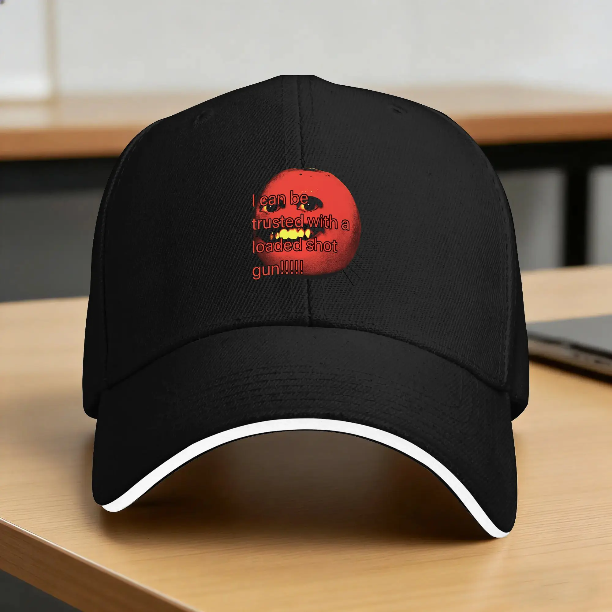 Divertida Gorra de Béisbol Casual con Estampado de Naranjas Irritantes, Gorra Trucker para Caza y Camping, Ajustable, Unisex, para Hombre, Moderna, con Cierre a Presión