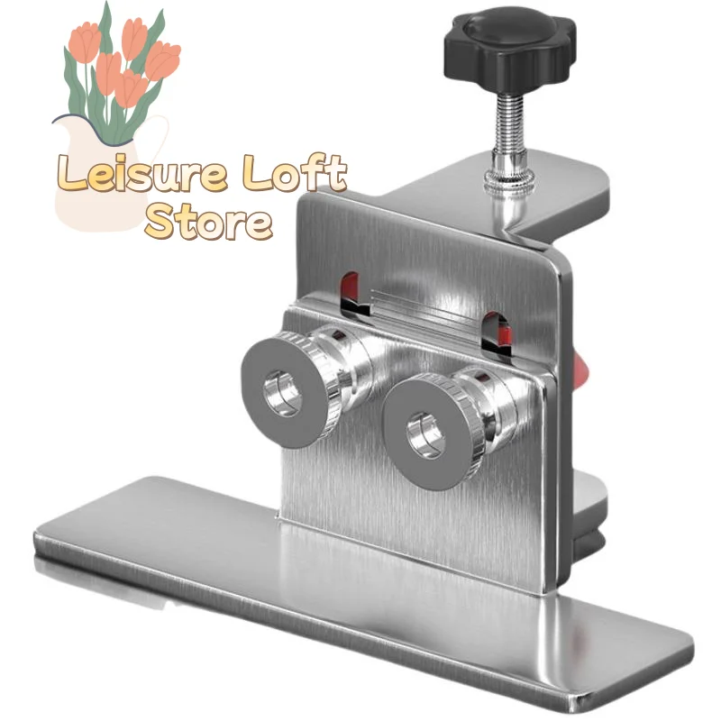 

Professional Woodworking Jig for Cabinet Door Installation with Adjustable Frame Positioning