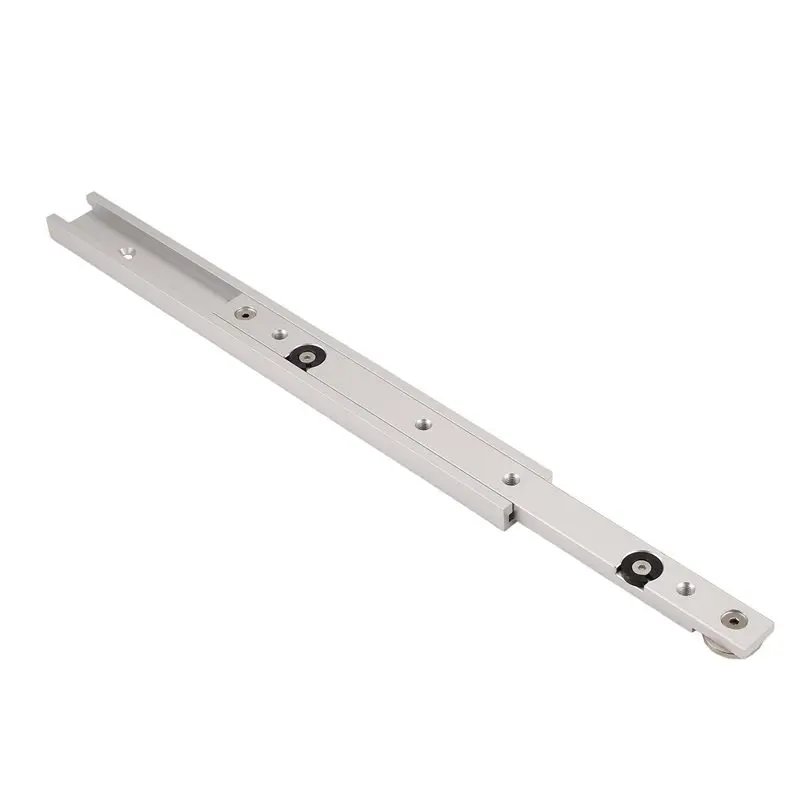 ABAH-2X T Track Miter Bar Slider,Aluminium Alloy Miter Bar,Jig And Fixture Bar Slider Table Saw Gauge Rod Wiith Chute