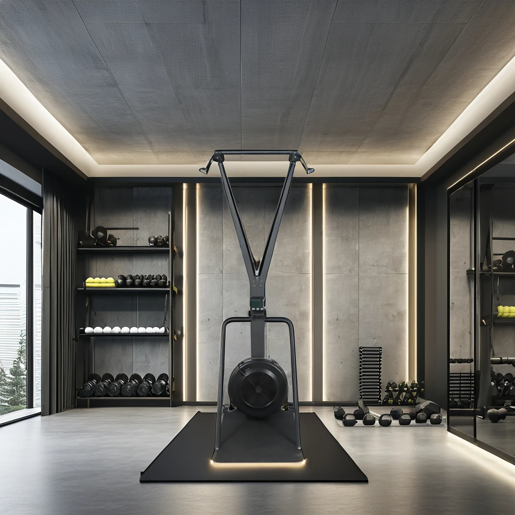 Equipo de gimnasio Fitness Esquí Erg Máquina Resistencia de 10 niveles Resort de esquí Máquina de nieve