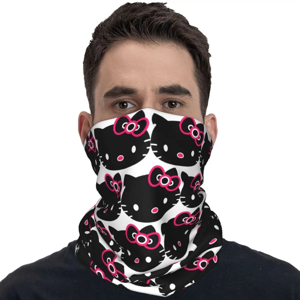 Hello Kitty Bandana Cool Balaclava Autumn Hiking Camping UV Protection Cycling Mask Soft Bike Tactical Mask