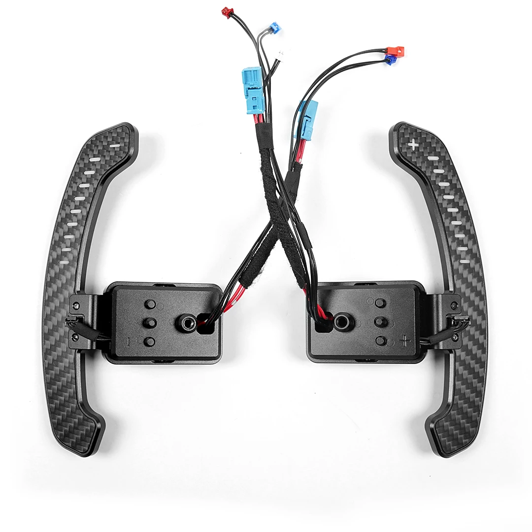 

For BMW 1-4 series f20 f21 f30 f22 f80 g20 g30 g80 Carbon Fiber Magnetic Steering Wheel Paddle Shifters Various Colors