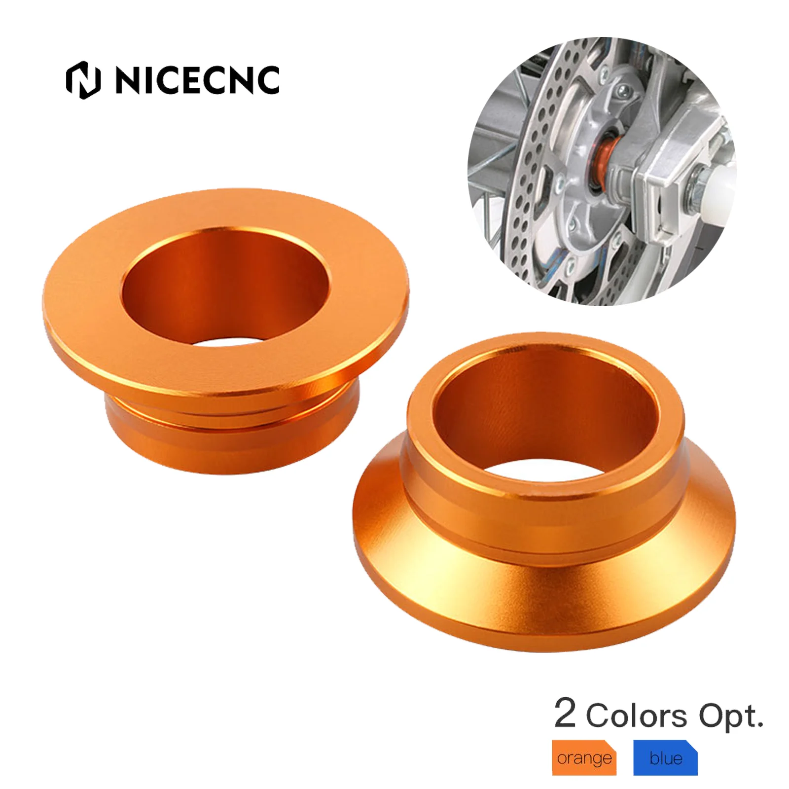 

NiceCNC, 25 мм, задний колесный ось, распорки, ступицы, ошейники для KTM SX SXF XCF 125 250 300 350 400 450-2013 SX-F 2015-2014 2022