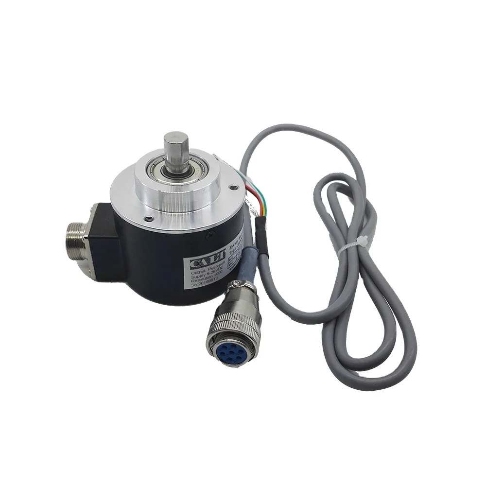 6mm Solid Shaft Push Pull Incremental Rotary Encoder GHS58-6C1200BMP526 for Intelligent Control
