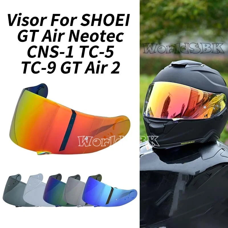 pantalla shoei gt air Photochromic Helmet Visor Shield for GT-Air 1,GT-Air 2,Opticson,Neotec1 Helmet,UV Protection Helemt Face shield (GT Clear) : Automotive in sun visor Pantalla Shoei GT Air 3
