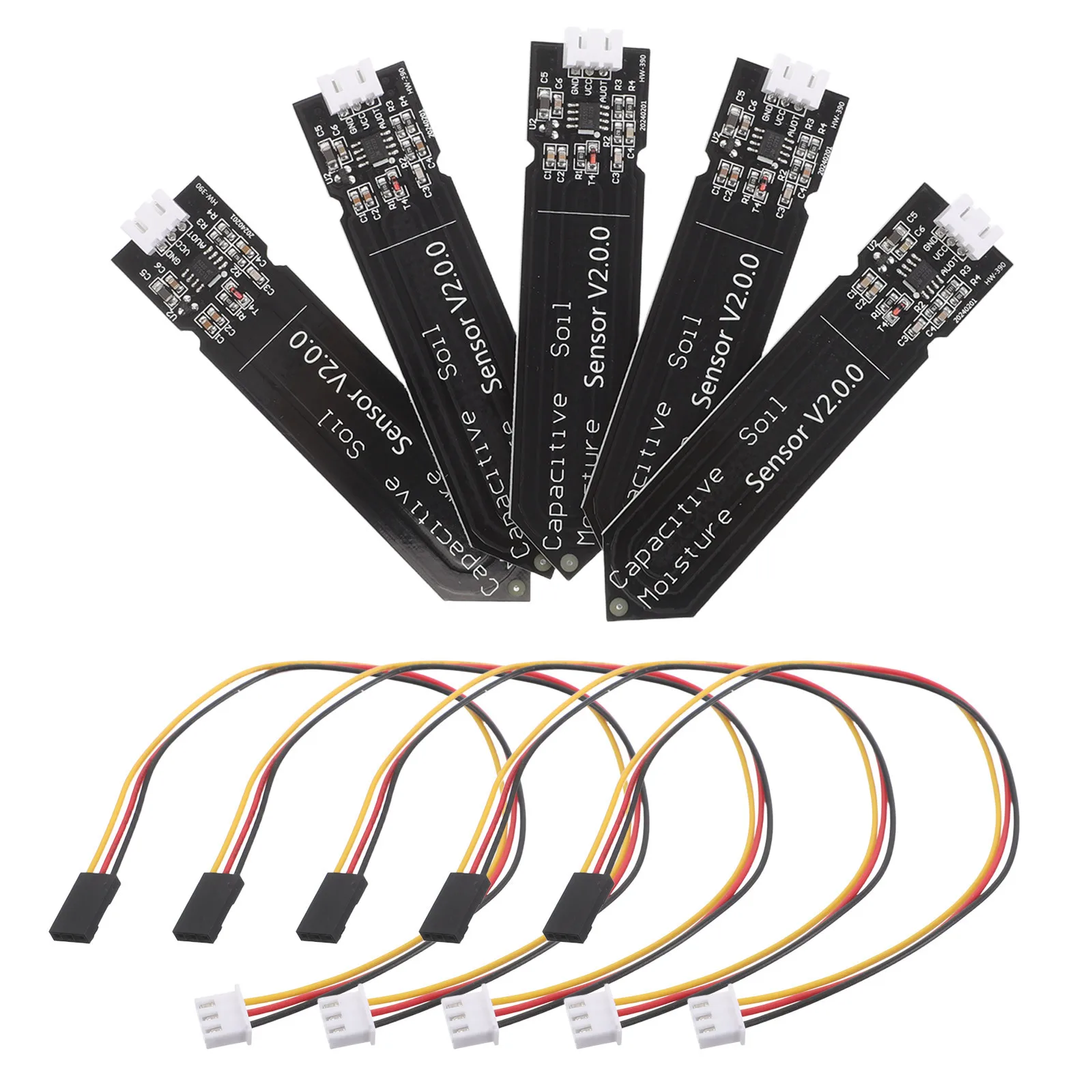 

5Pcs Soil Moisture Meter Accurate Real Time Soil Humidity Testing Durable Sensor for Garden Agriculture Humidity Meter